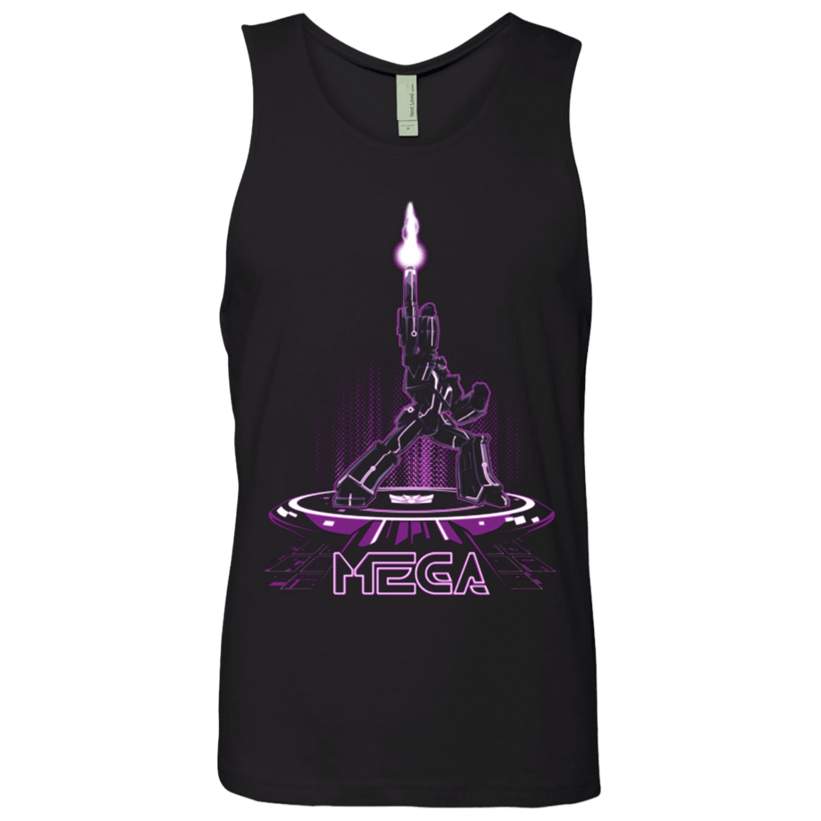 T-Shirts Black / Small MEGA (Tron) Men's Premium Tank Top
