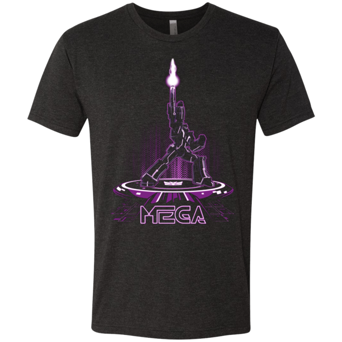 T-Shirts Vintage Black / Small MEGA (Tron) Men's Triblend T-Shirt