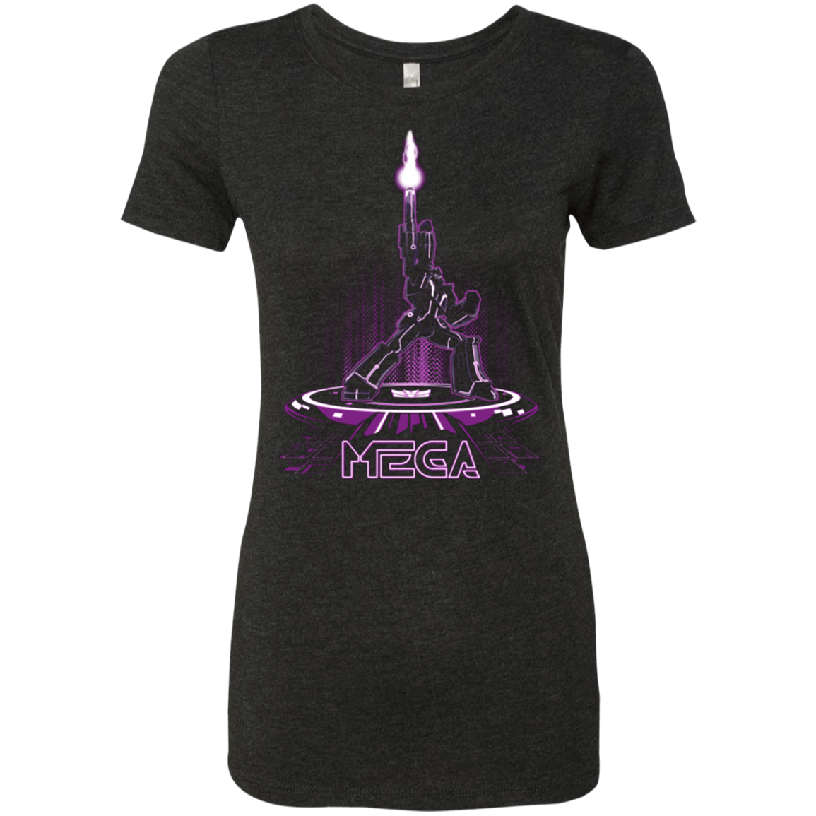 T-Shirts Vintage Black / Small MEGA (Tron) Women's Triblend T-Shirt