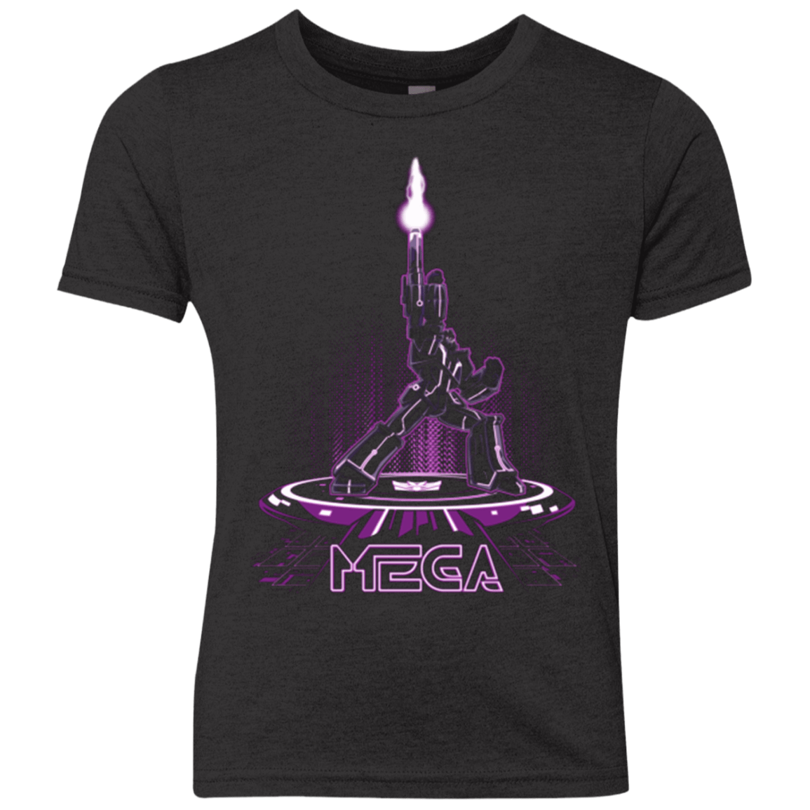 T-Shirts Vintage Black / YXS MEGA (Tron) Youth Triblend T-Shirt