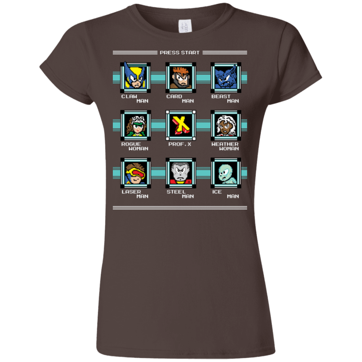 T-Shirts Dark Chocolate / S Mega X-Man Junior Slimmer-Fit T-Shirt