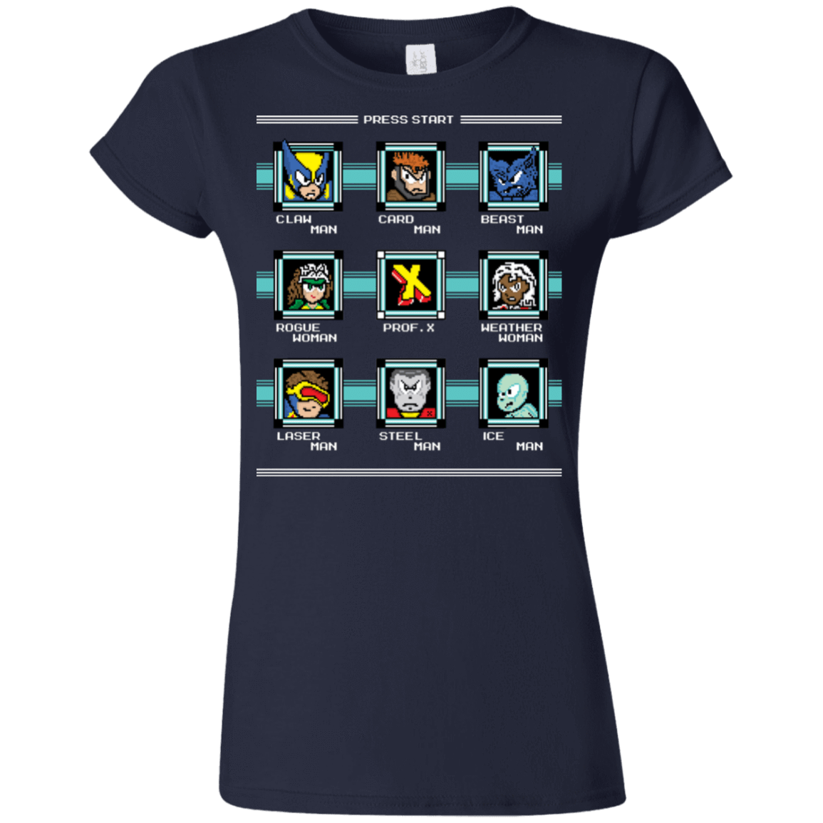 T-Shirts Navy / S Mega X-Man Junior Slimmer-Fit T-Shirt