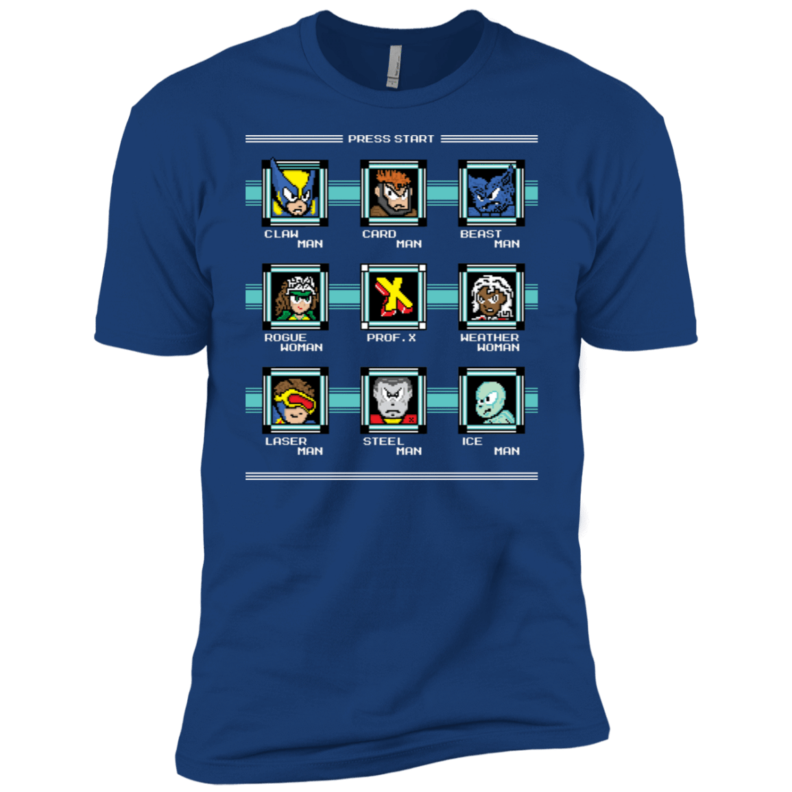 T-Shirts Royal / X-Small Mega X-Man Men's Premium T-Shirt