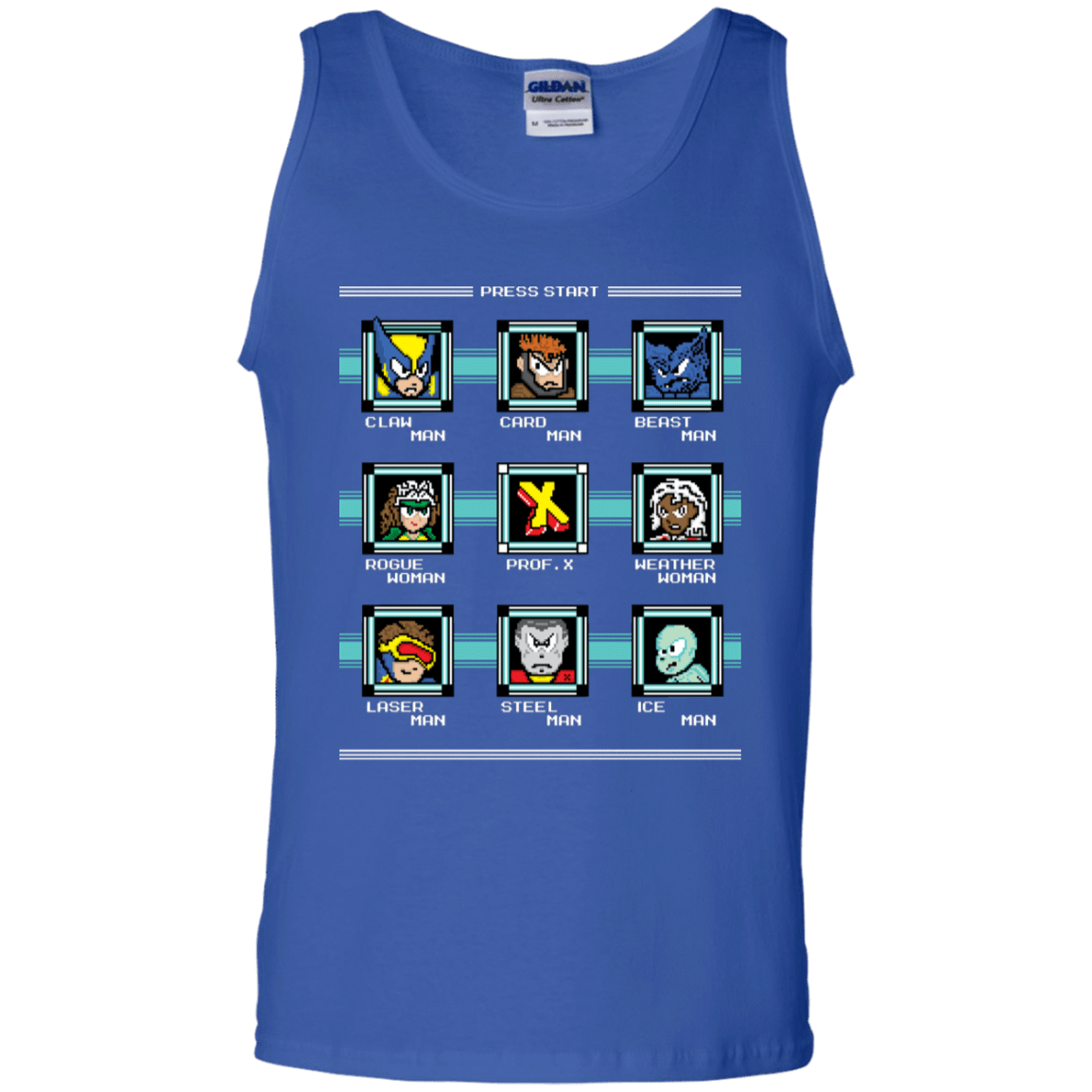 T-Shirts Royal / S Mega X-Man Men's Tank Top