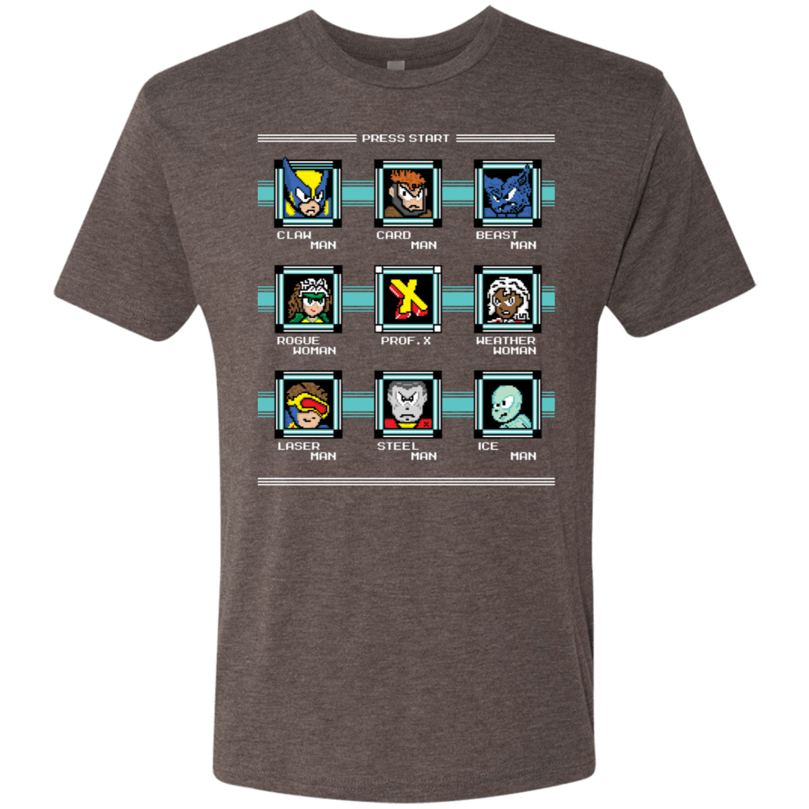 T-Shirts Macchiato / S Mega X-Man Men's Triblend T-Shirt