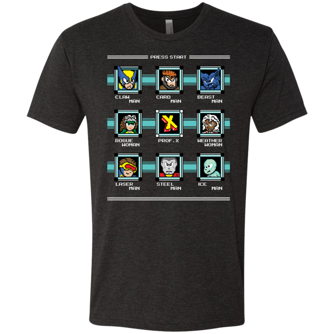 T-Shirts Vintage Black / S Mega X-Man Men's Triblend T-Shirt