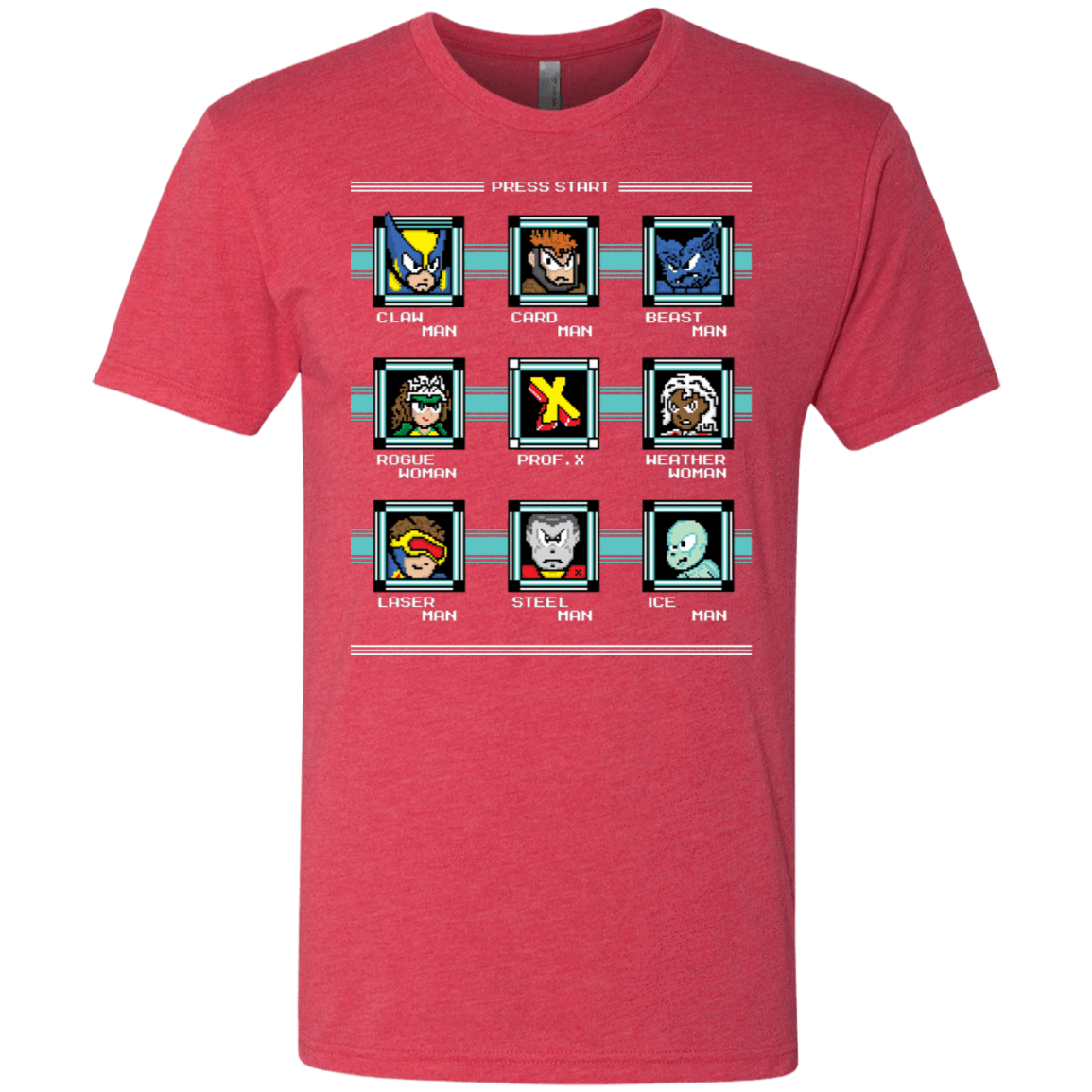 T-Shirts Vintage Red / S Mega X-Man Men's Triblend T-Shirt