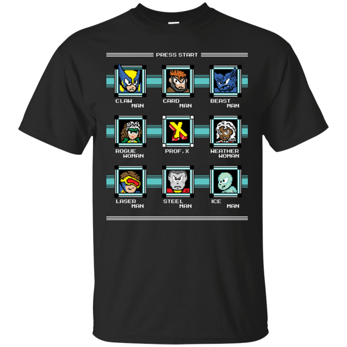 T-Shirts Black / S Mega X-Man T-Shirt