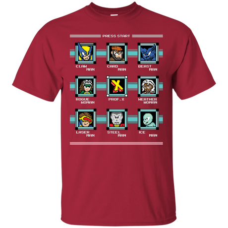T-Shirts Cardinal / S Mega X-Man T-Shirt
