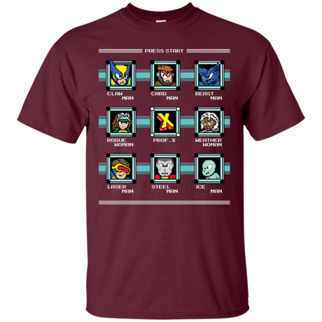 T-Shirts Maroon / S Mega X-Man T-Shirt