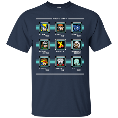 T-Shirts Navy / S Mega X-Man T-Shirt
