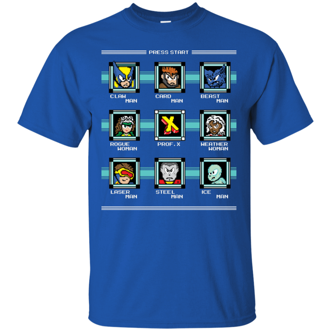T-Shirts Royal / S Mega X-Man T-Shirt