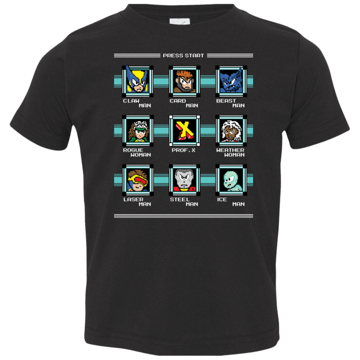 T-Shirts Black / 2T Mega X-Man Toddler Premium T-Shirt