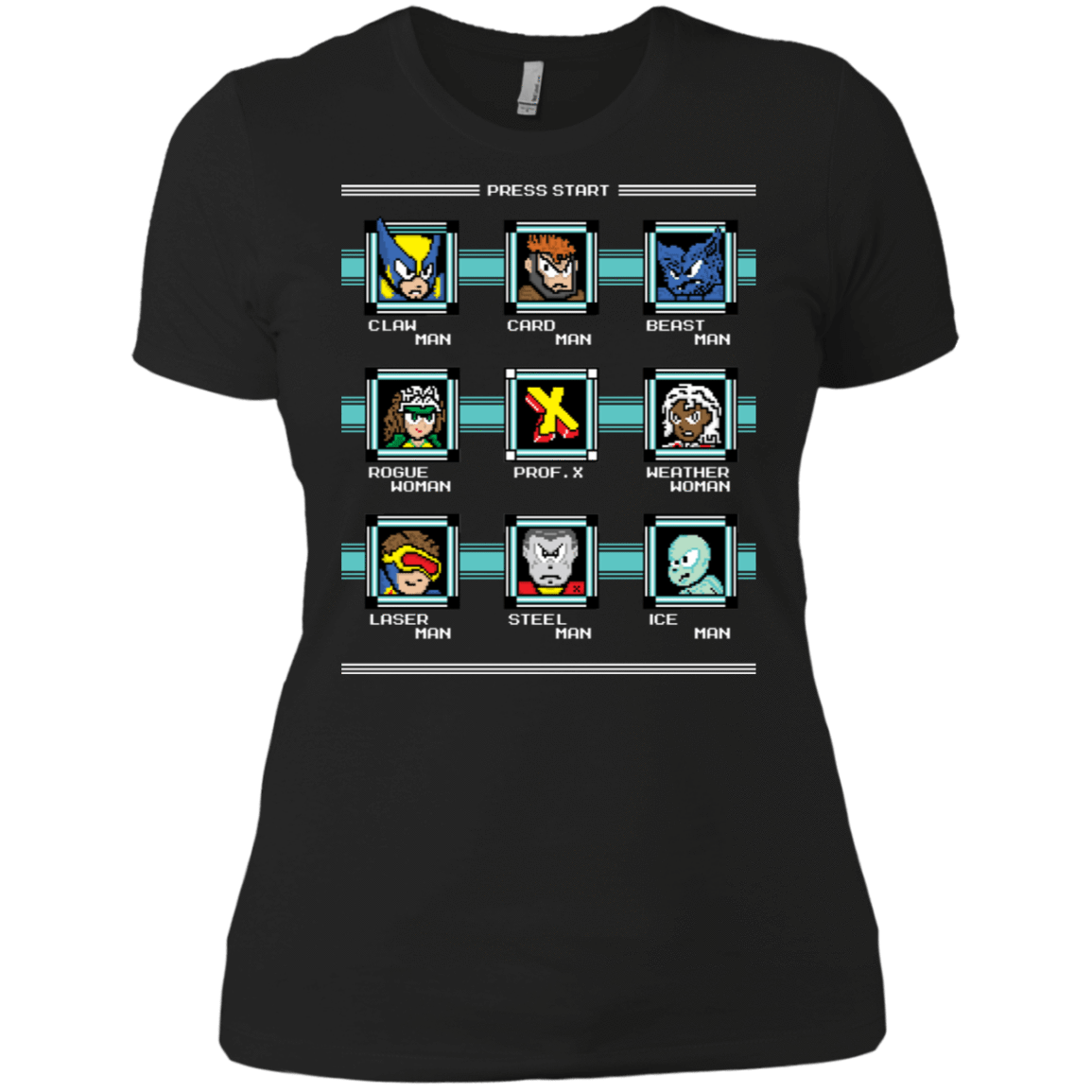 T-Shirts Black / X-Small Mega X-Man Women's Premium T-Shirt