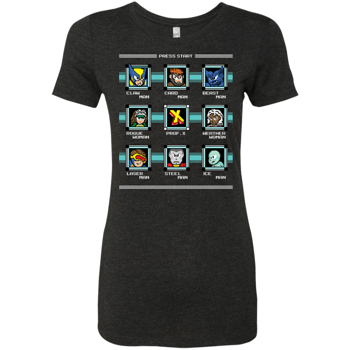 T-Shirts Vintage Black / S Mega X-Man Women's Triblend T-Shirt