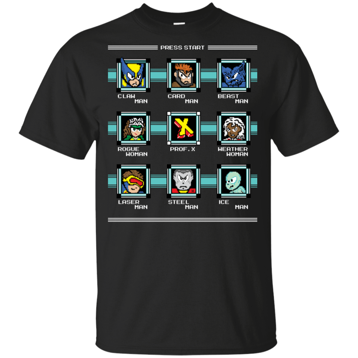 T-Shirts Black / YXS Mega X-Man Youth T-Shirt