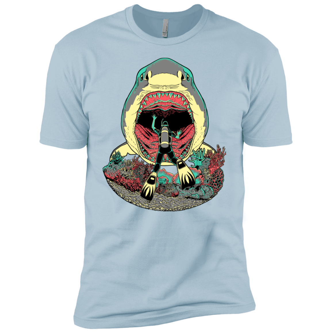 T-Shirts Light Blue / YXS Megalodoom Boys Premium T-Shirt