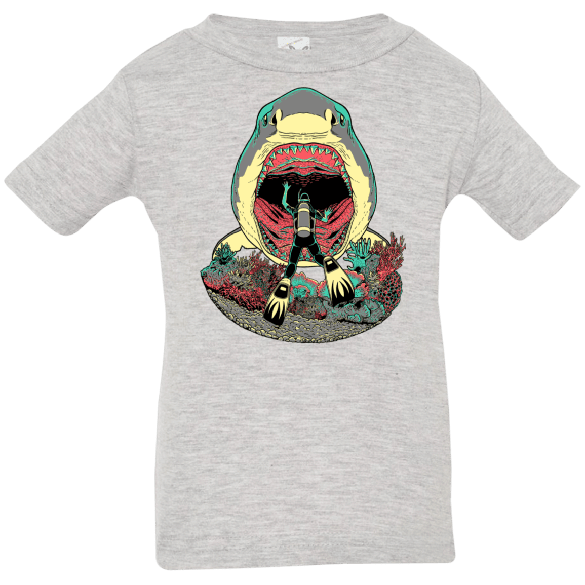 T-Shirts Heather Grey / 6 Months Megalodoom Infant Premium T-Shirt