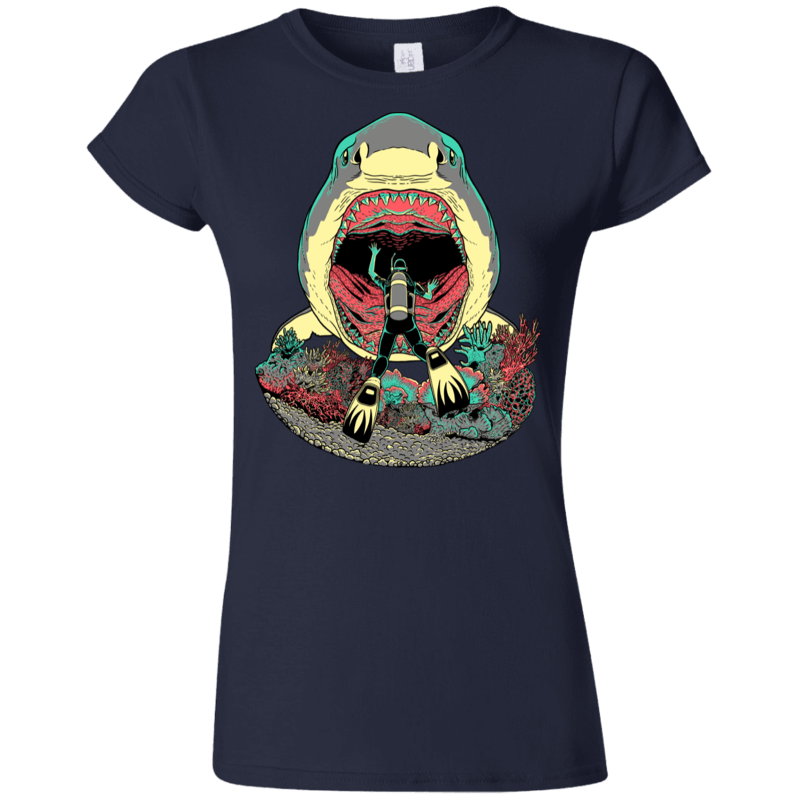 T-Shirts Navy / S Megalodoom Junior Slimmer-Fit T-Shirt