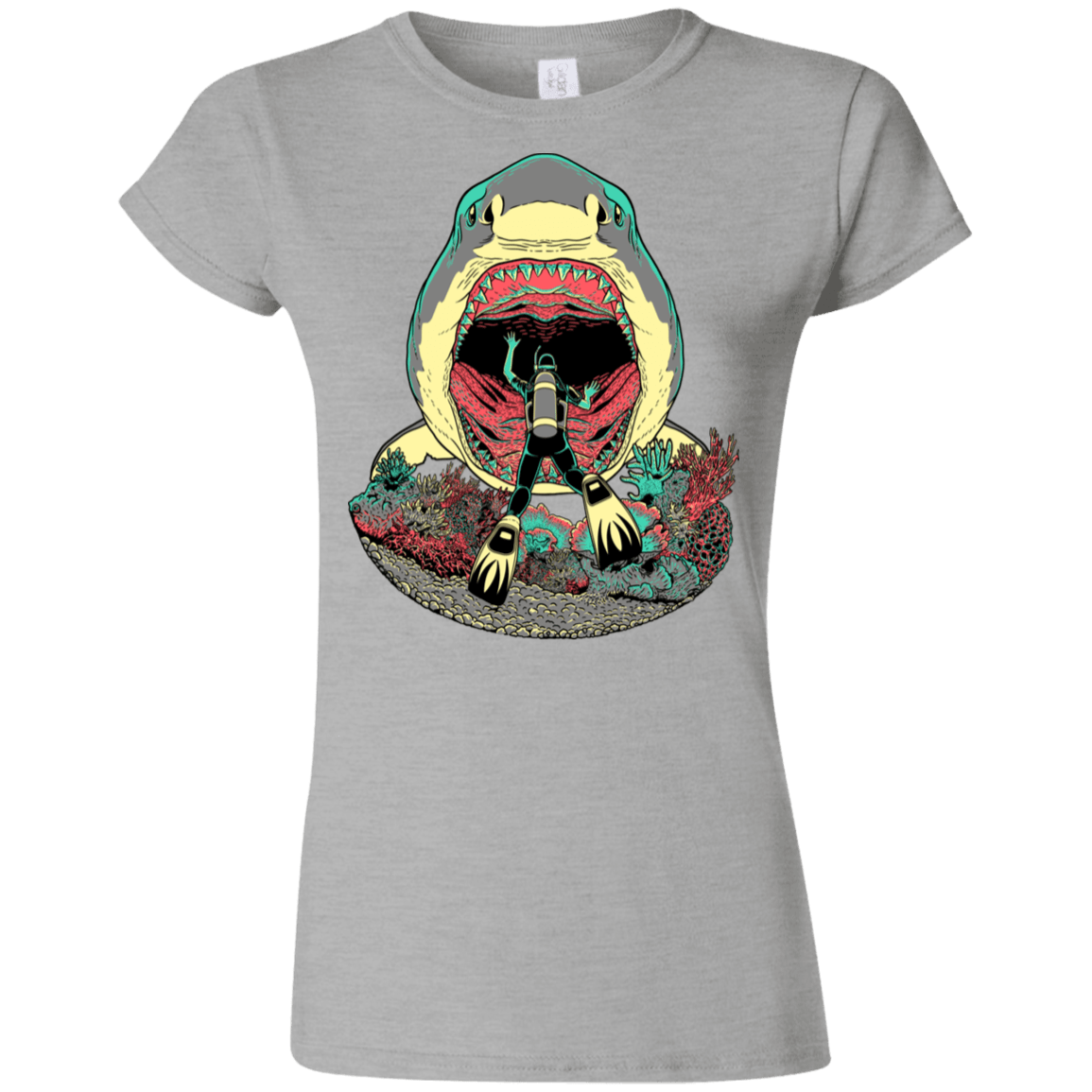 T-Shirts Sport Grey / S Megalodoom Junior Slimmer-Fit T-Shirt