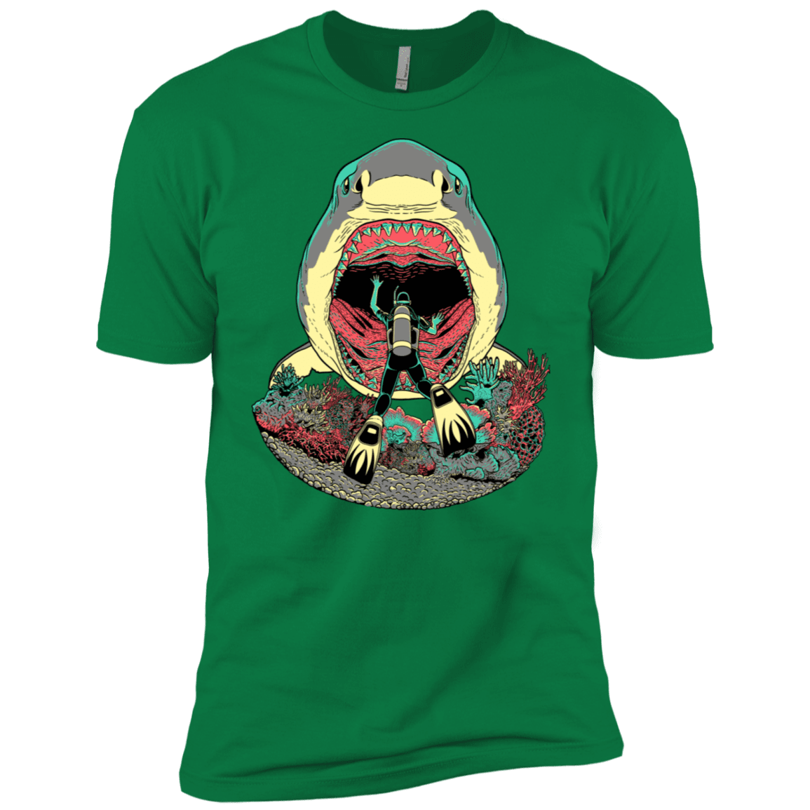 T-Shirts Kelly Green / X-Small Megalodoom Men's Premium T-Shirt