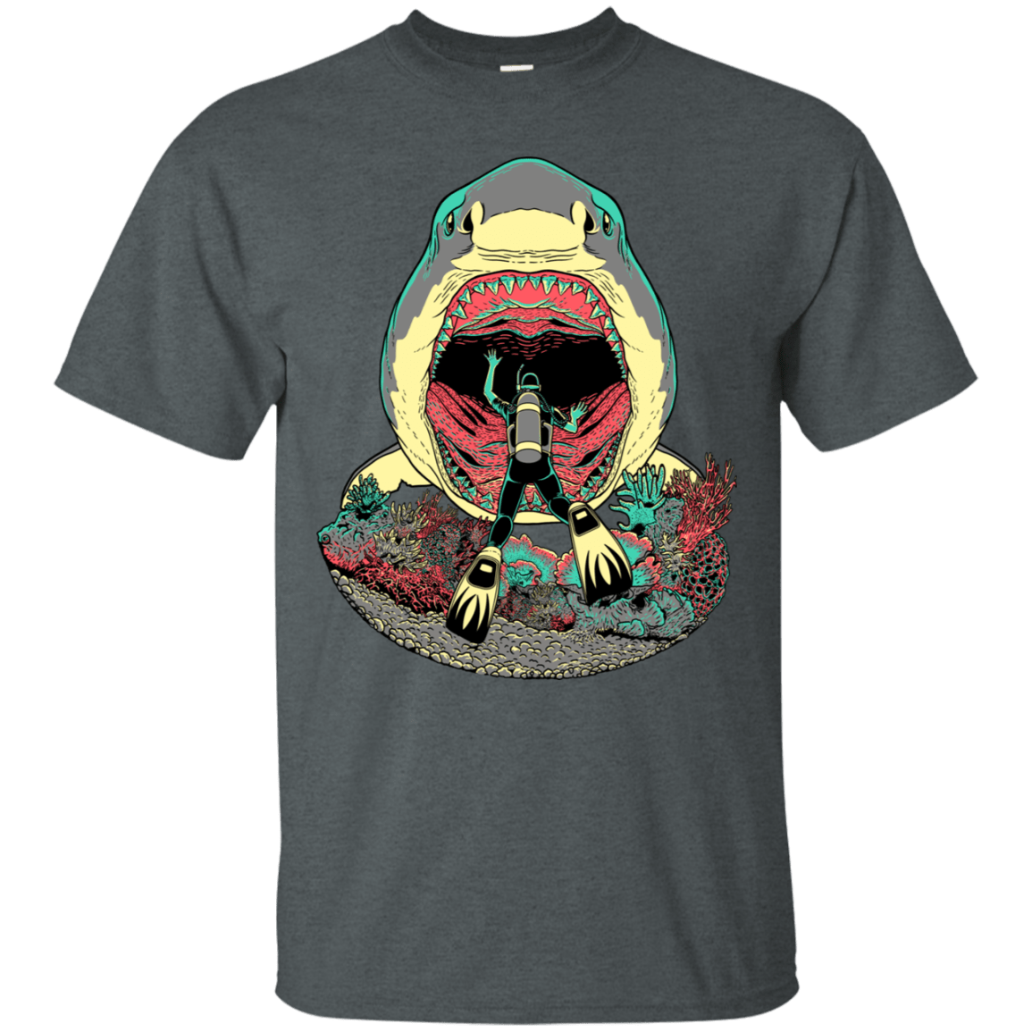 T-Shirts Dark Heather / S Megalodoom T-Shirt