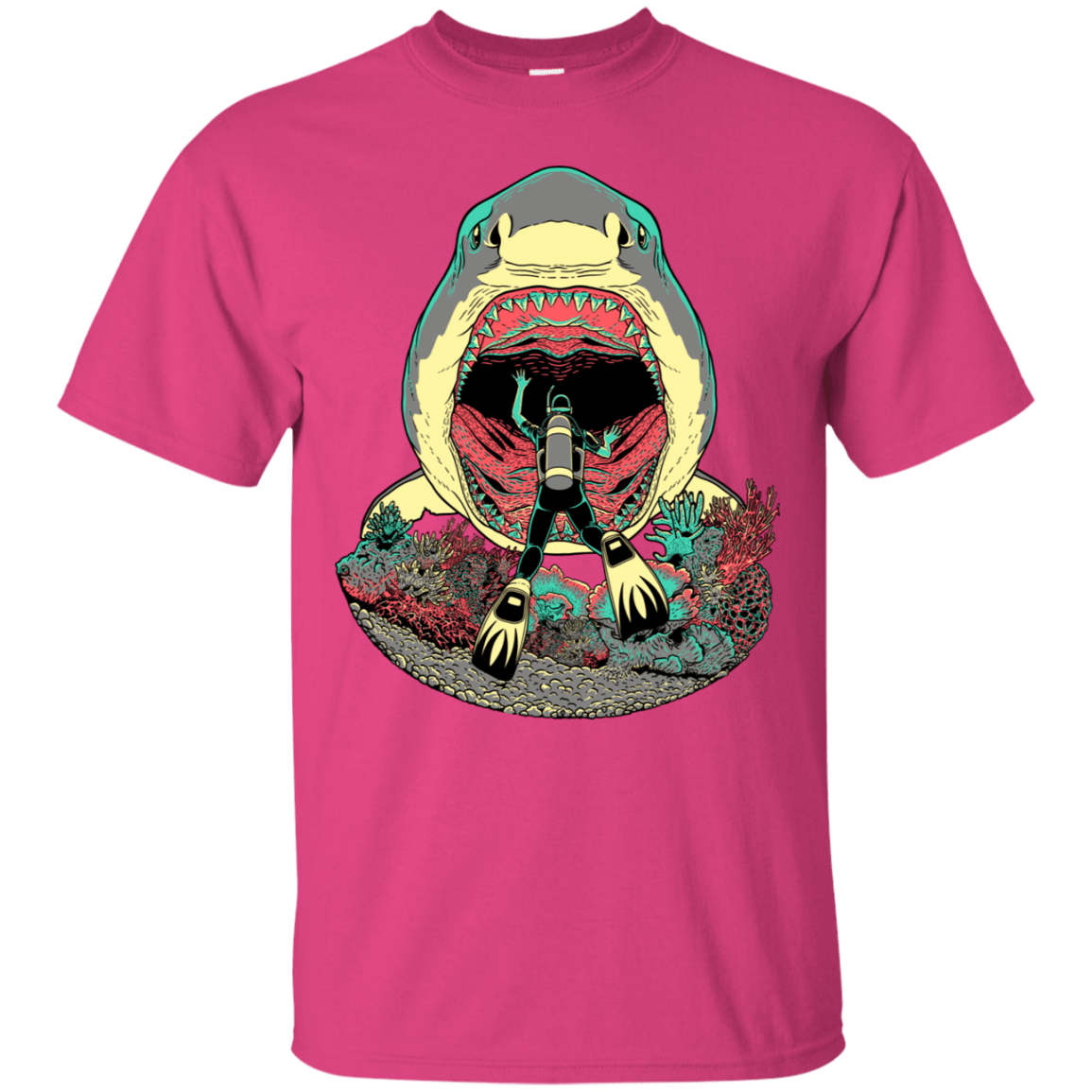 T-Shirts Heliconia / S Megalodoom T-Shirt