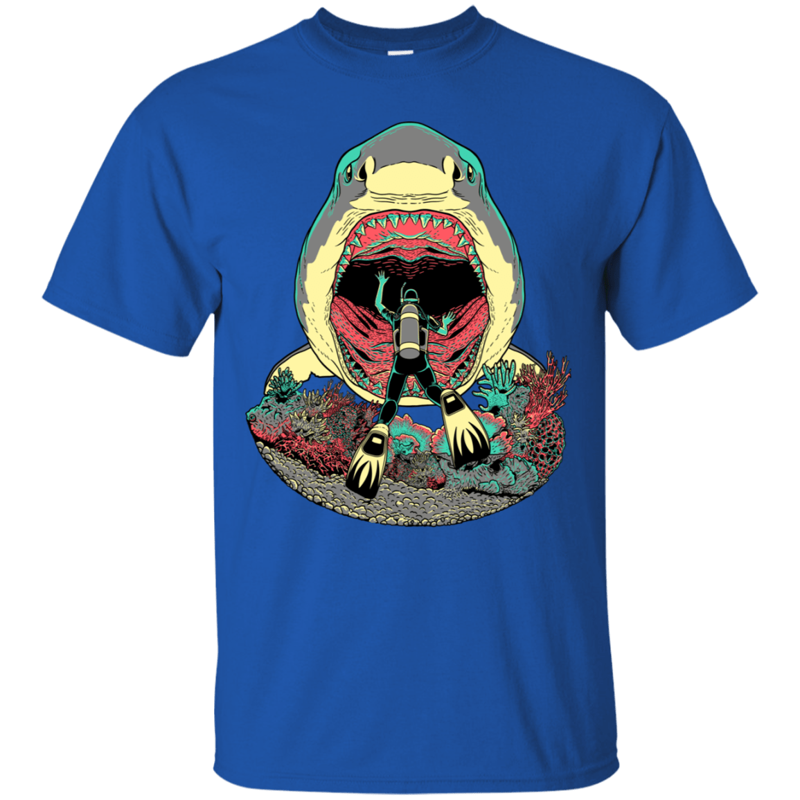 T-Shirts Royal / S Megalodoom T-Shirt