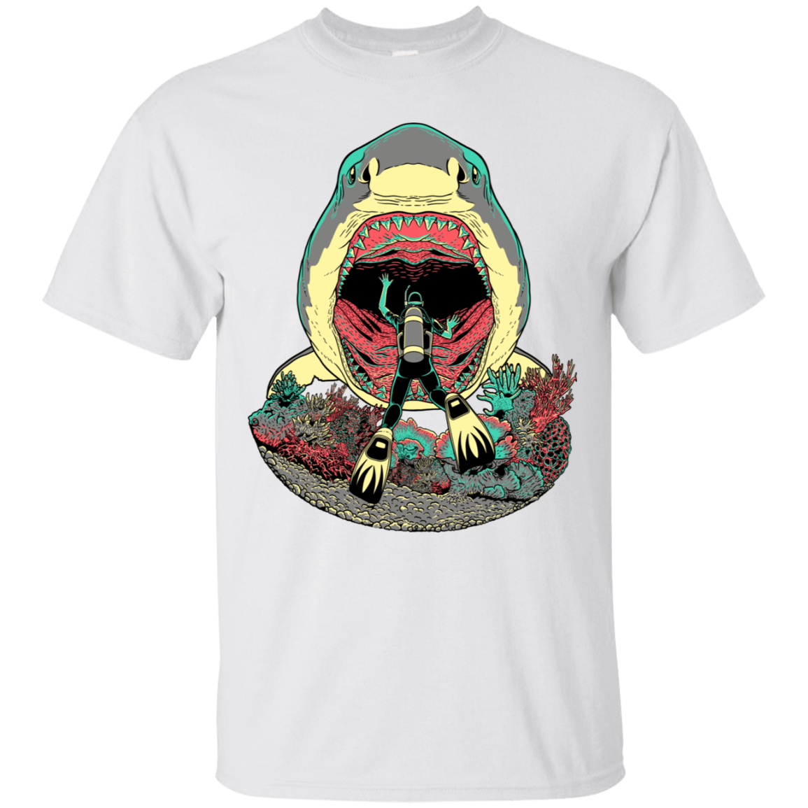 T-Shirts White / S Megalodoom T-Shirt