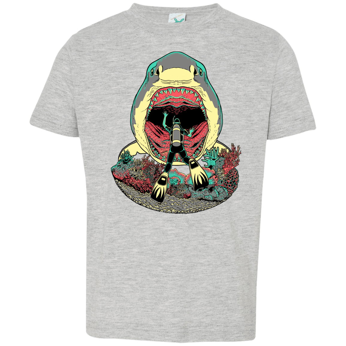 T-Shirts Heather Grey / 2T Megalodoom Toddler Premium T-Shirt