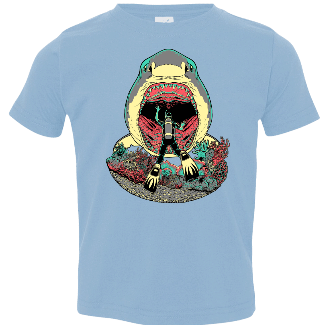 T-Shirts Light Blue / 2T Megalodoom Toddler Premium T-Shirt