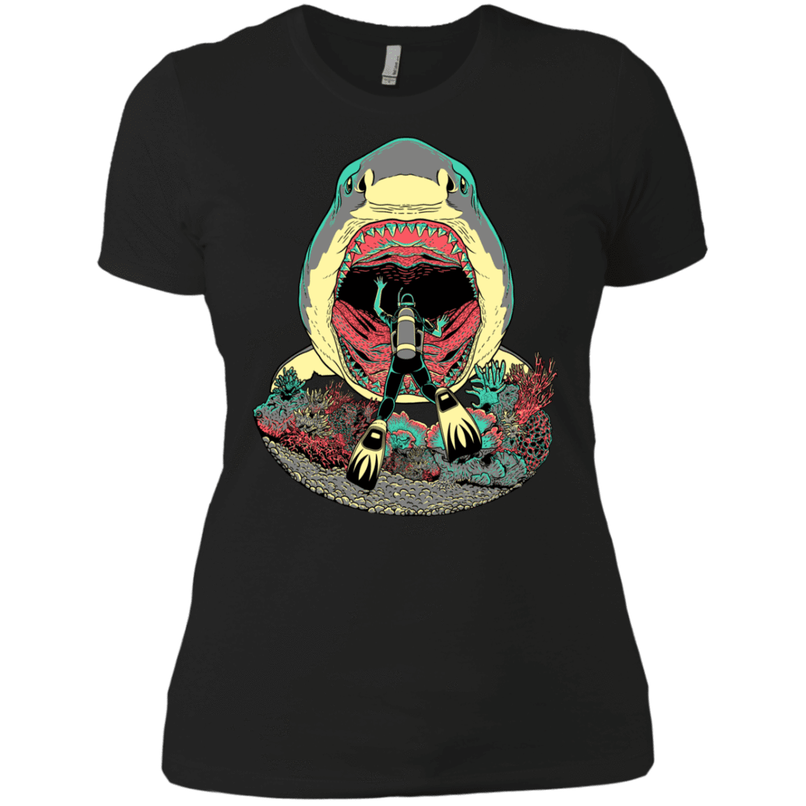 T-Shirts Black / X-Small Megalodoom Women's Premium T-Shirt