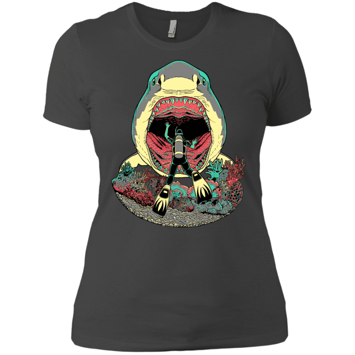 T-Shirts Heavy Metal / X-Small Megalodoom Women's Premium T-Shirt