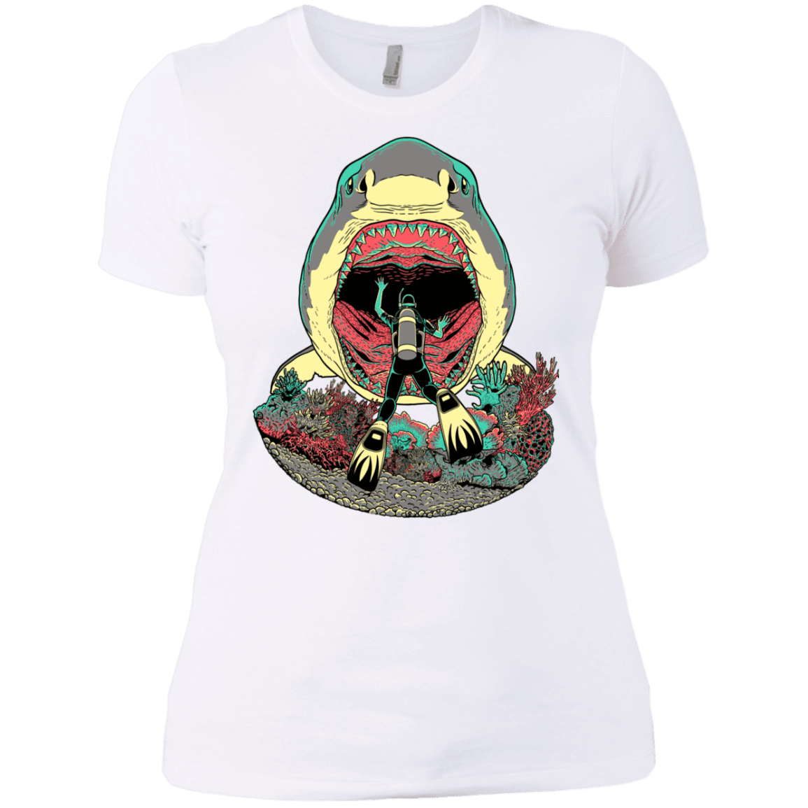 T-Shirts White / X-Small Megalodoom Women's Premium T-Shirt