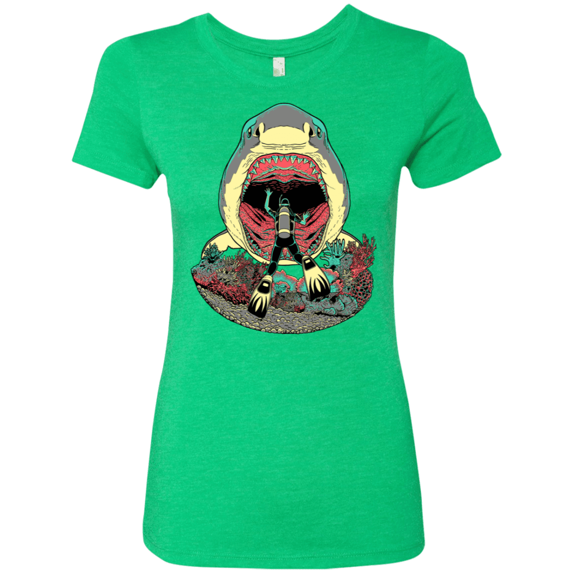T-Shirts Envy / S Megalodoom Women's Triblend T-Shirt
