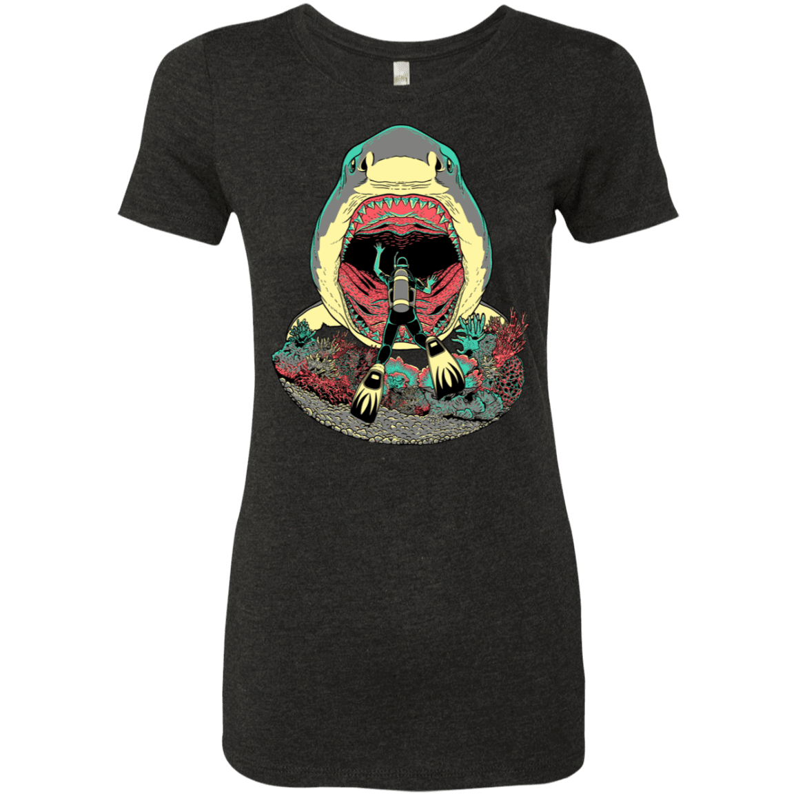 T-Shirts Vintage Black / S Megalodoom Women's Triblend T-Shirt
