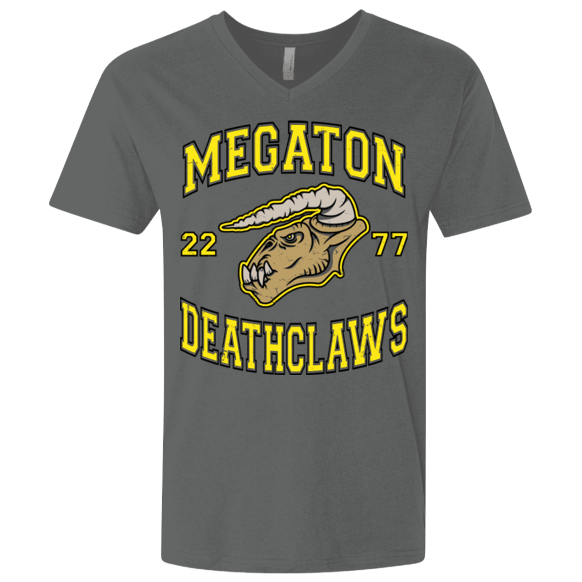 T-Shirts Heavy Metal / X-Small Megaton Deathclaws Men's Premium V-Neck