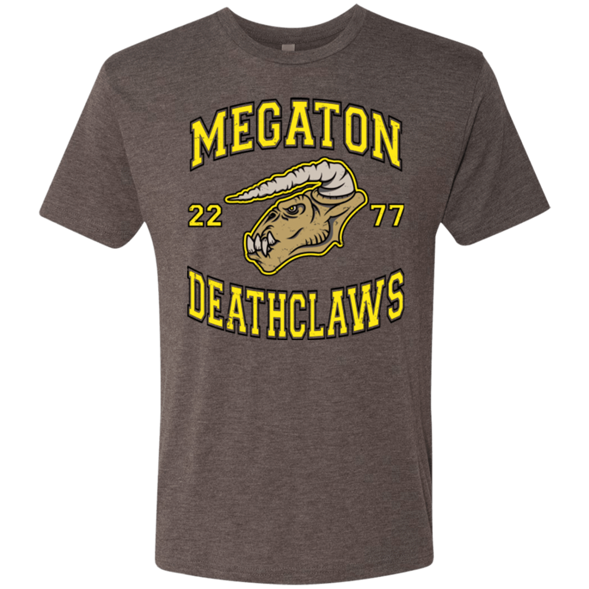 T-Shirts Macchiato / Small Megaton Deathclaws Men's Triblend T-Shirt