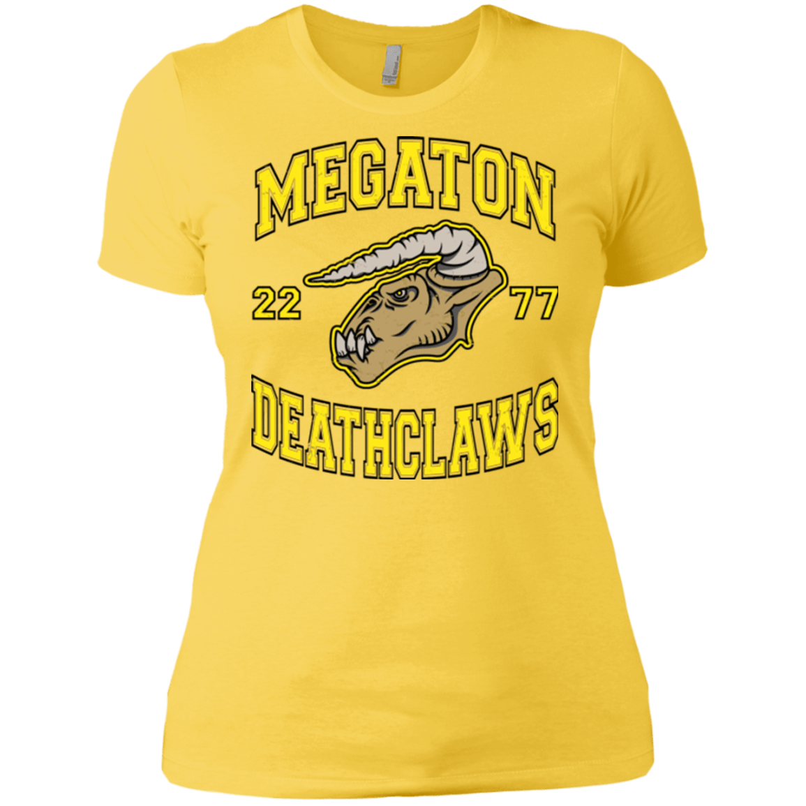 T-Shirts Vibrant Yellow / X-Small Megaton Deathclaws Women's Premium T-Shirt
