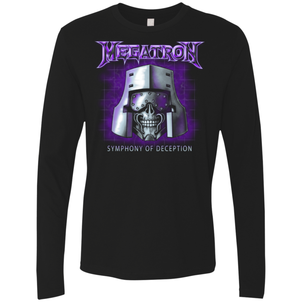 T-Shirts Black / Small Megatron Men's Premium Long Sleeve