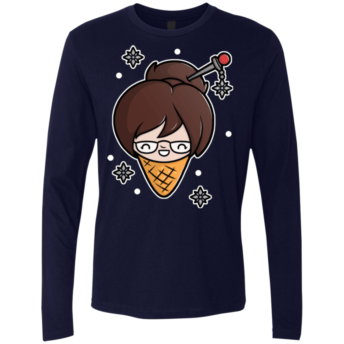 T-Shirts Midnight Navy / Small Mei Cone Men's Premium Long Sleeve