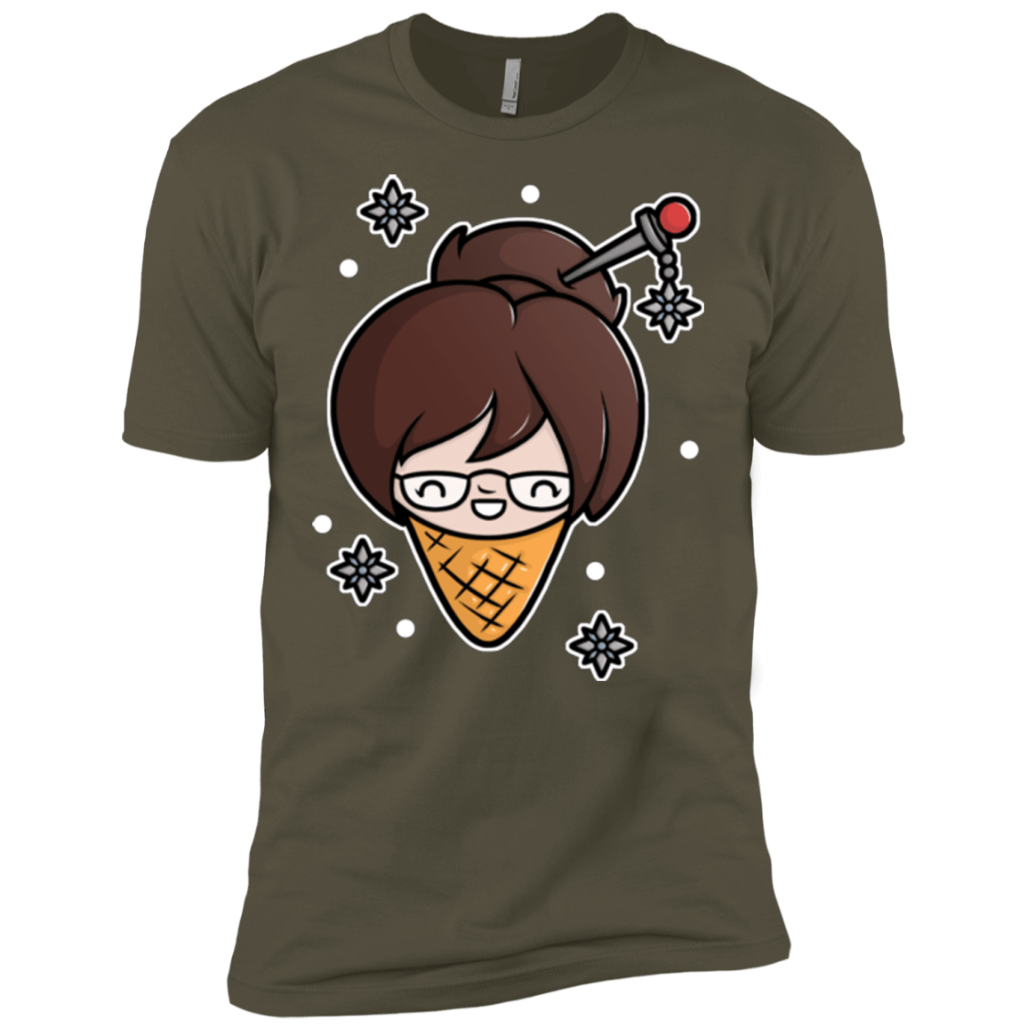 T-Shirts Military Green / X-Small Mei Cone Men's Premium T-Shirt