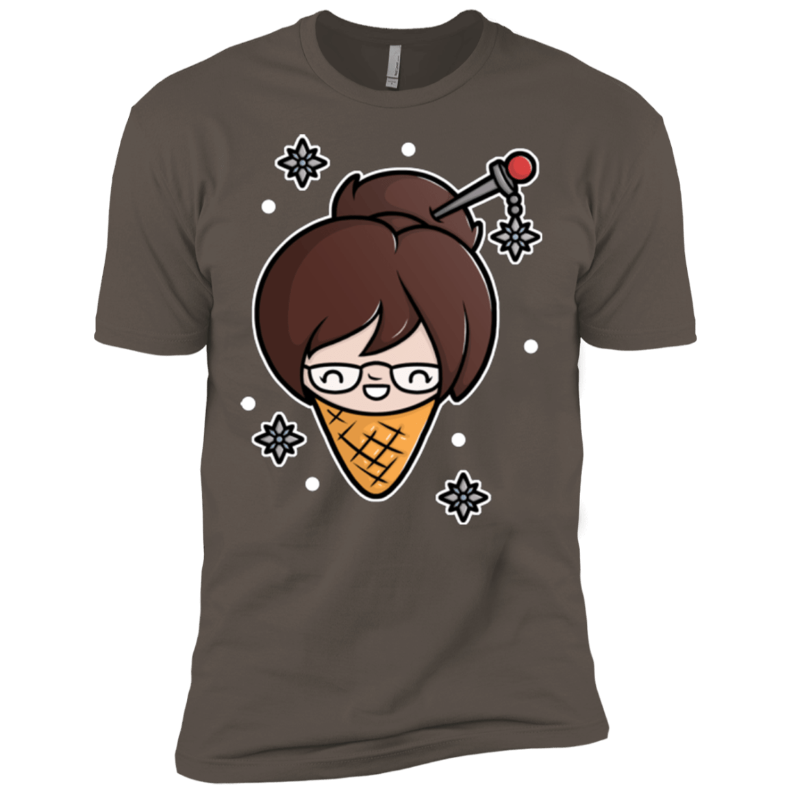 T-Shirts Warm Grey / X-Small Mei Cone Men's Premium T-Shirt