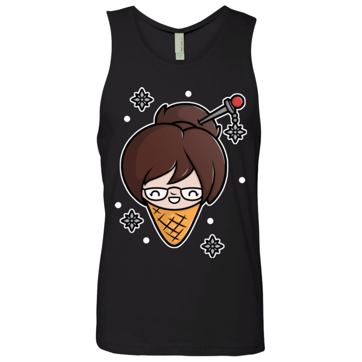 T-Shirts Black / Small Mei Cone Men's Premium Tank Top