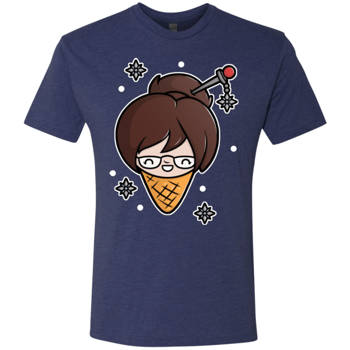 T-Shirts Vintage Navy / Small Mei Cone Men's Triblend T-Shirt