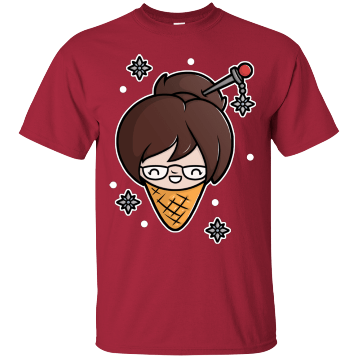 T-Shirts Cardinal / Small Mei Cone T-Shirt