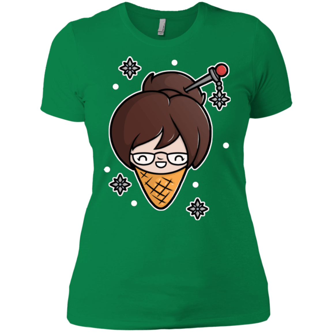 T-Shirts Kelly Green / X-Small Mei Cone Women's Premium T-Shirt