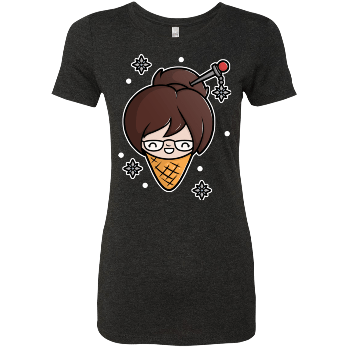 T-Shirts Vintage Black / Small Mei Cone Women's Triblend T-Shirt