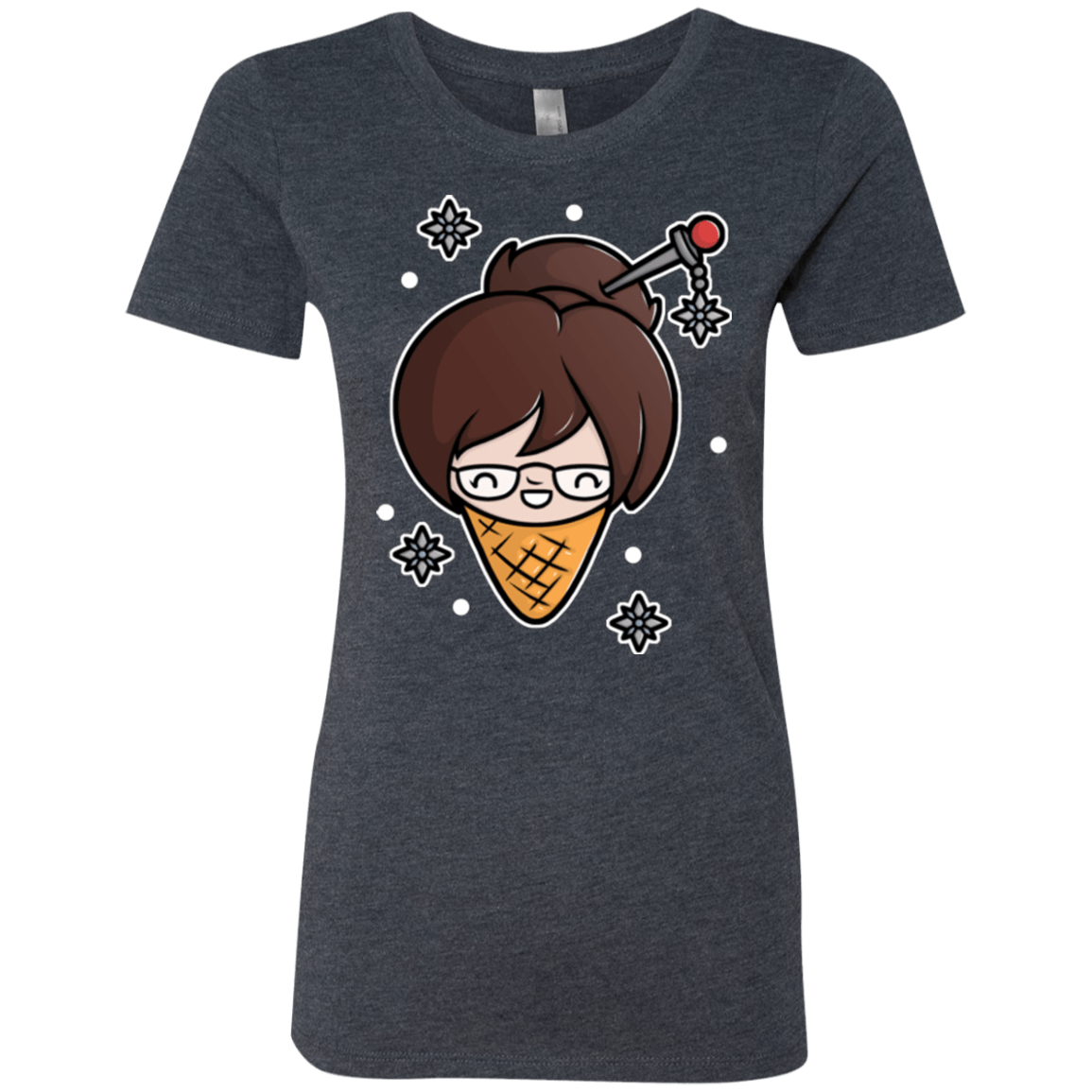 T-Shirts Vintage Navy / Small Mei Cone Women's Triblend T-Shirt