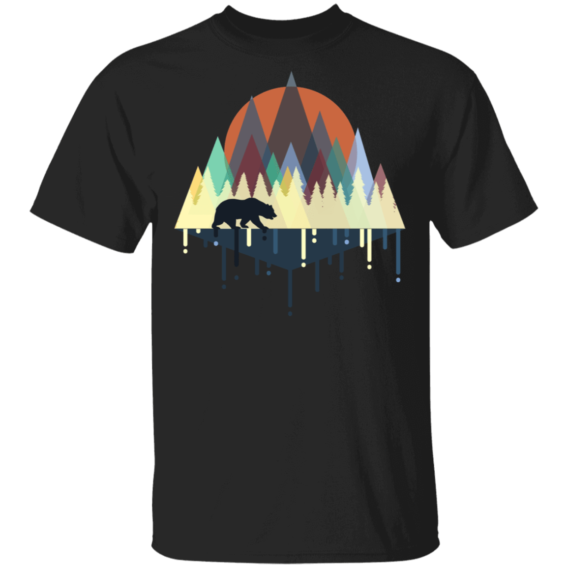 T-Shirts Black / S Melting Bear T-Shirt